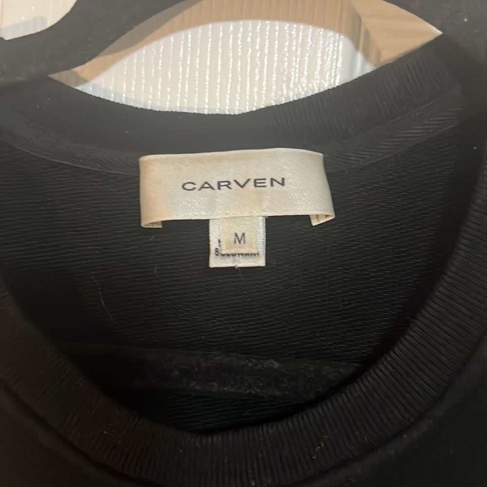 Carven Sleeveless Peplum Sweatshirt View 3